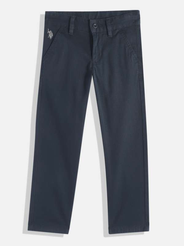 Buy Blue Giraffe Kids Navy Cotton Trousers for Boys Clothing Online  Tata  CLiQ