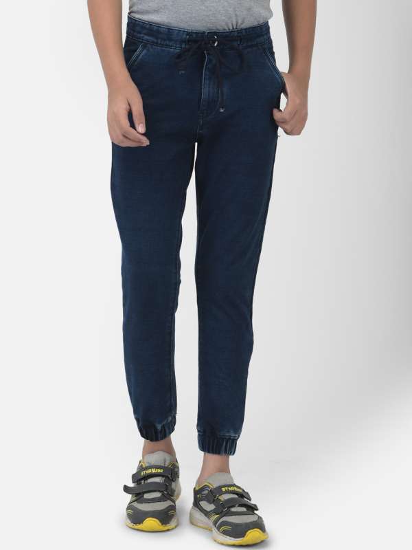 Denim Track Pants Buy Denim Track Pants online in India