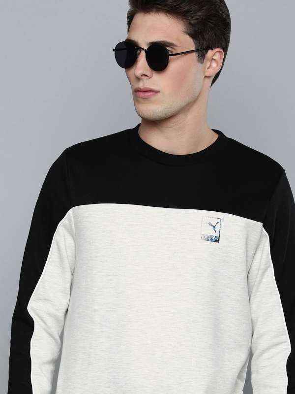 Puma full sleeve solid men's sweatshirt clearance
