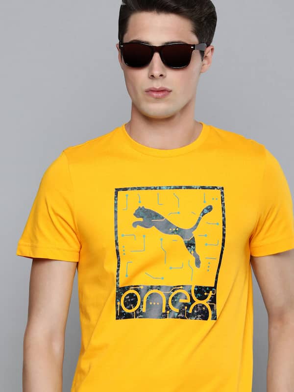 Puma Yellow Tshirts - Buy Puma Yellow Tshirts online in India