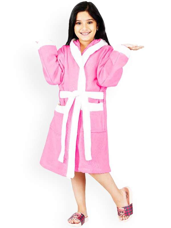 Girls dressing sales gown and slippers