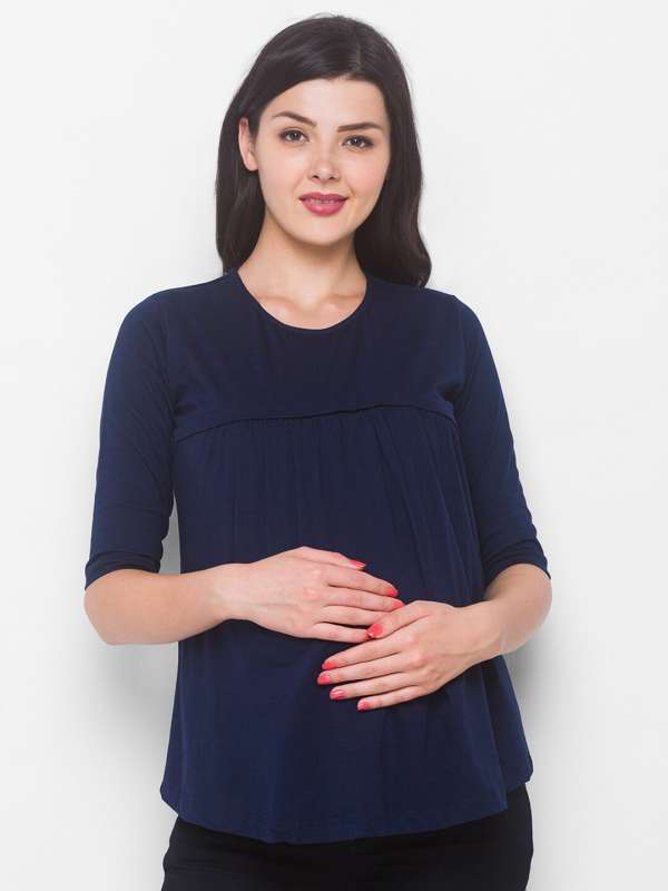 Buy Feeding Cami Top in Navy - Cotton Rich Online India, Best Prices, COD -  Clovia - CM0030P08