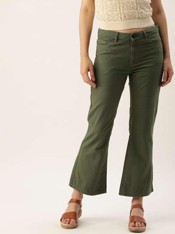 Buy Pink Trousers & Pants for Women by Fck-3 Online