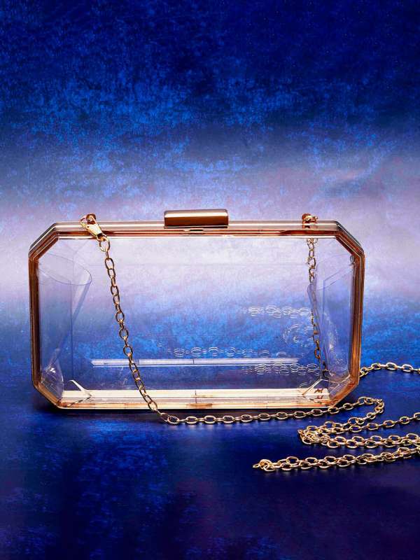 Transparent box clutch sale