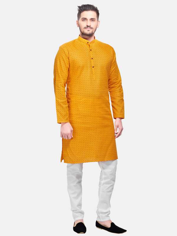 Yellow pajama deals kurta