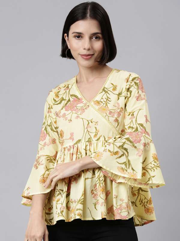 Yellow and green top hot sale