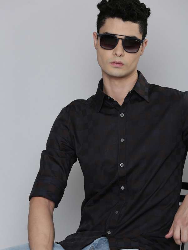 Levis black deals shirt mens