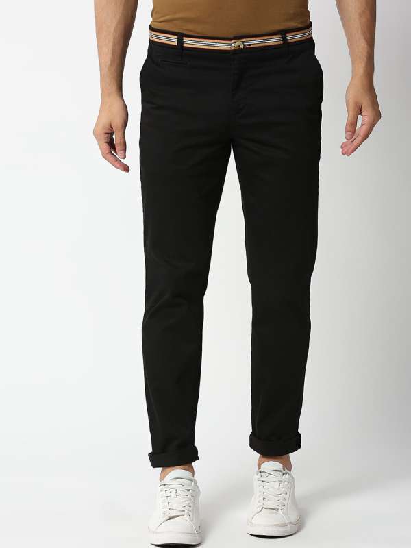 PARX Slim Fit Men Black Trousers  Buy PARX Slim Fit Men Black Trousers  Online at Best Prices in India  Flipkartcom
