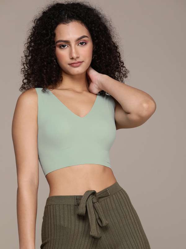 Olive green shop calvin klein bralette