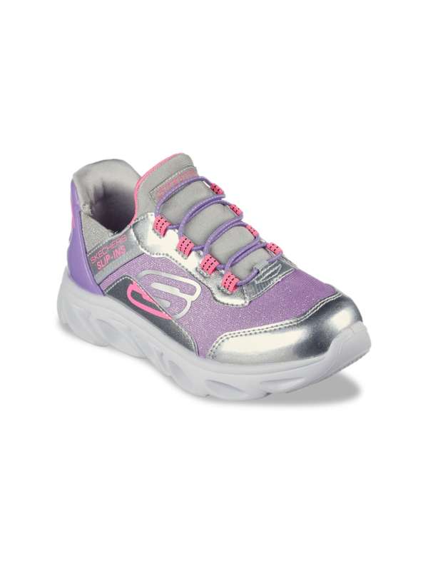 Grey Kids Shoes Skechers Barbie Buy Grey Kids Shoes Skechers Barbie online in India