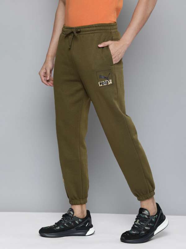 Puma olive green new arrivals joggers