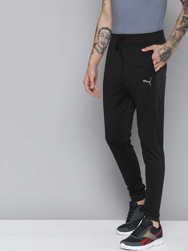 Buy PUMA Black Printed Cotton Regular Fit Boys Track Pants | Shoppers Stop