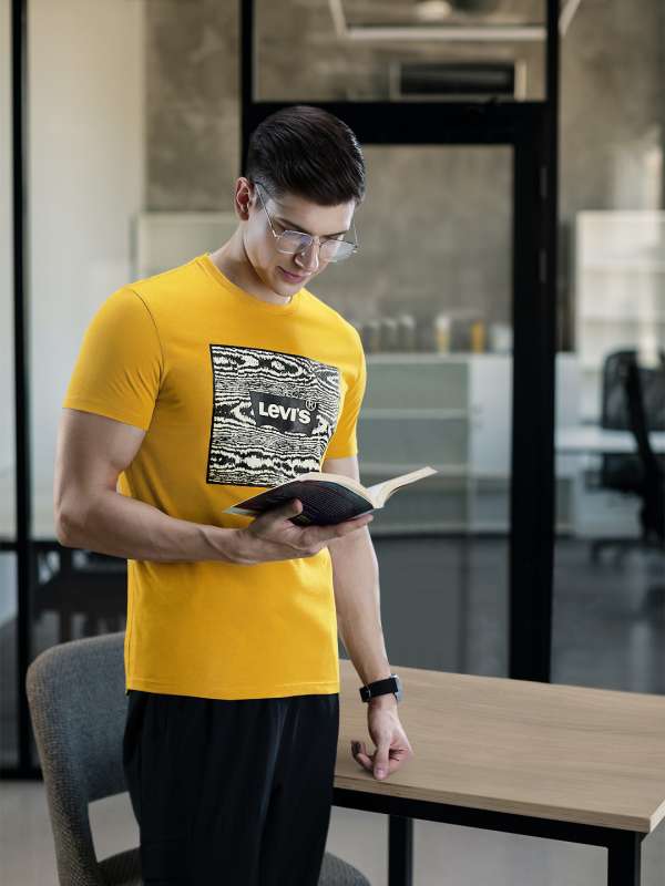 Levis Mustard Tshirts Buy Levis Mustard Tshirts online in India