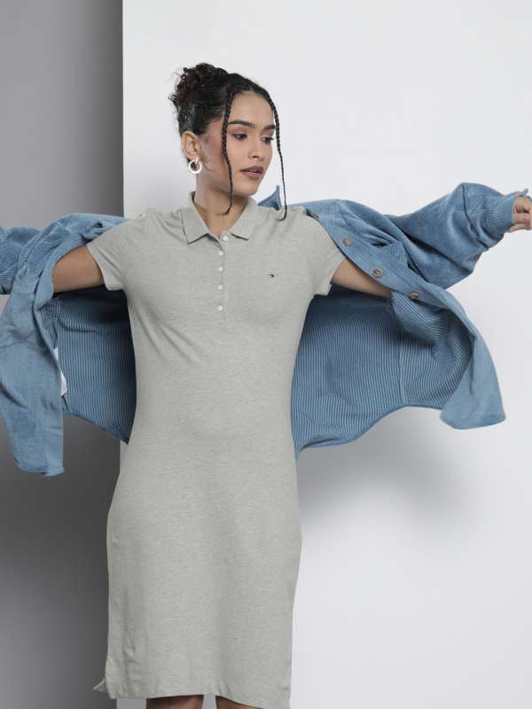 Collar t shirt sales dress