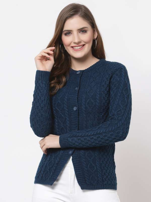 Teal Sweaters - Buy Teal Sweaters online in India