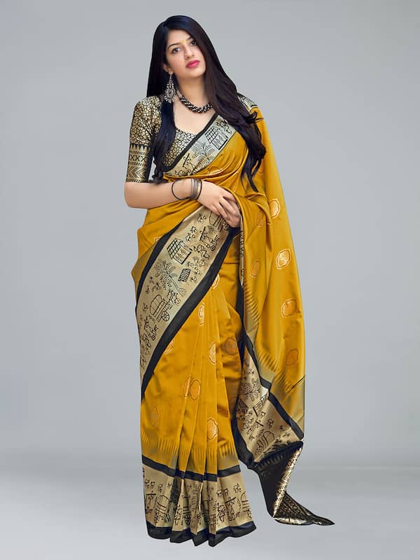 Buy Multicoloured Sarees for Women by Tasarika Online | Ajio.com