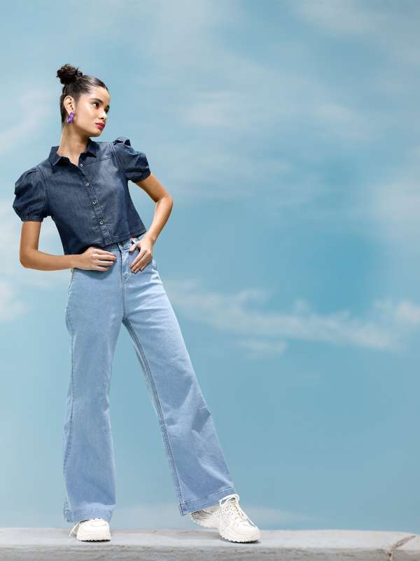 Going Out Tops To Wear With Jeans An Indigo Day, 49% OFF