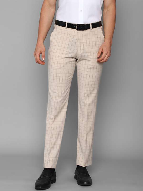 Buy Men Beige Stripe Slim Fit Casual Trousers Online  777067  Peter  England