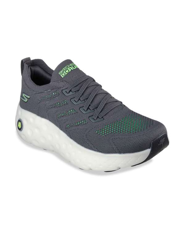 Skechers charcoal running shoes deals