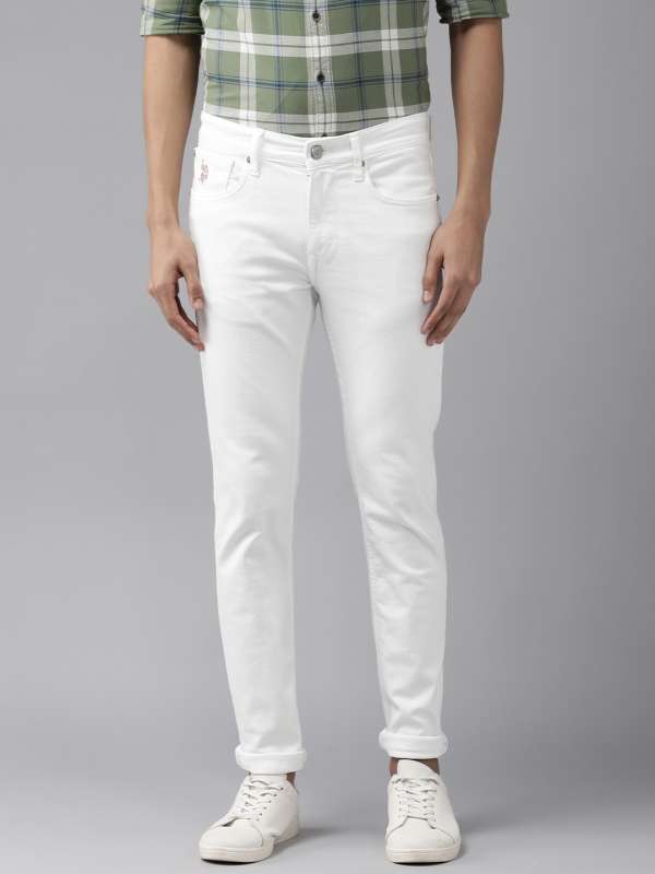 Buy CALVIN KLEIN JEANS White Skinny Fit Mens Jeans  Shoppers Stop