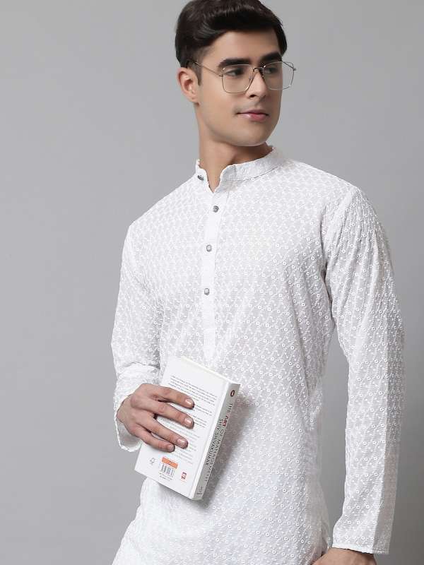 White churidar kurta cheap