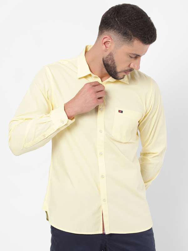 Light yellow shirt hotsell