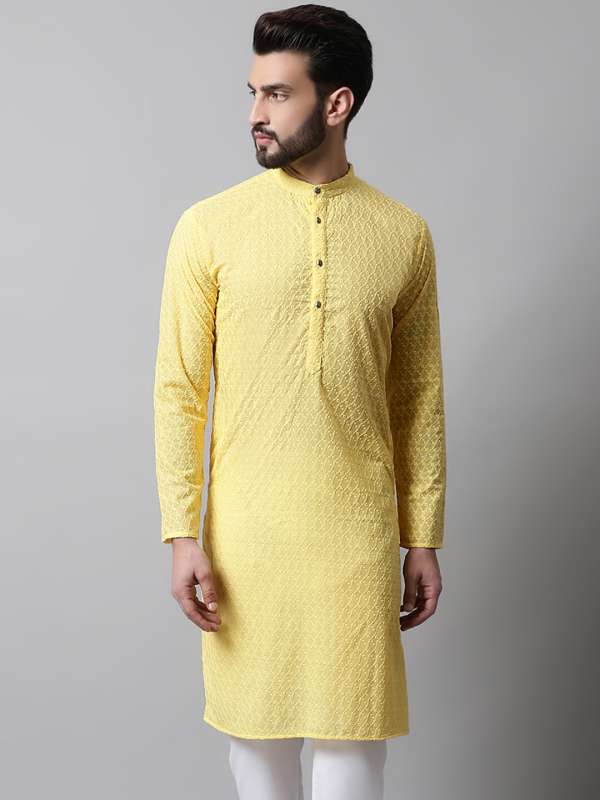Light yellow hotsell kurta pajama