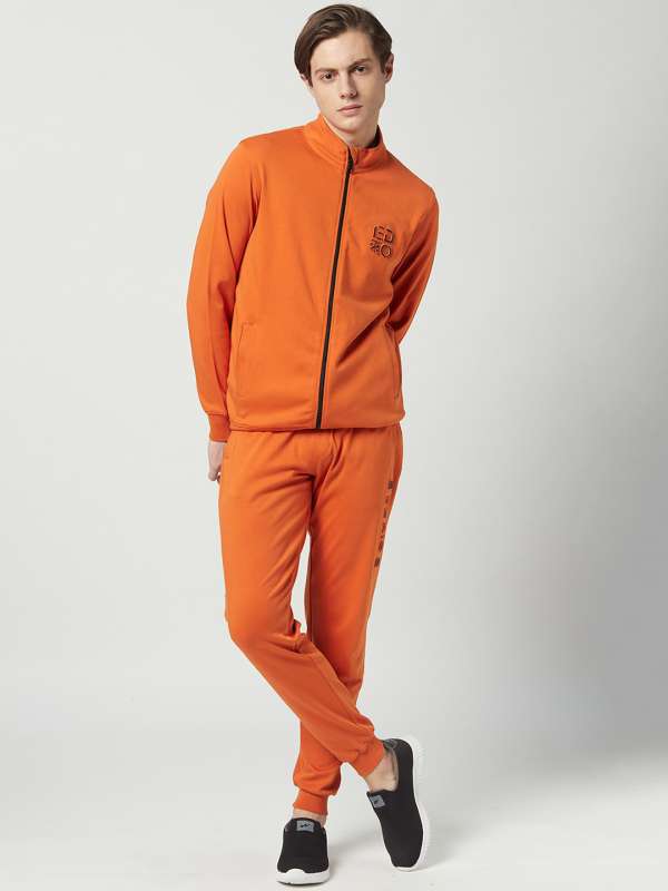 Orange adidas tracksuit outlet