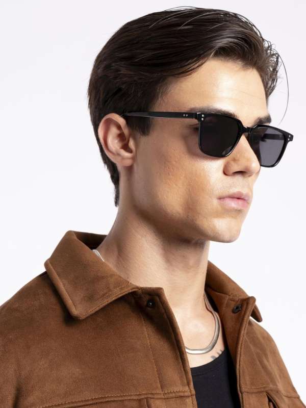 Black wayfarer sunglasses mens sale