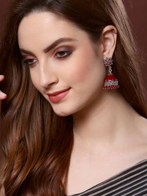German silver earrings online top
