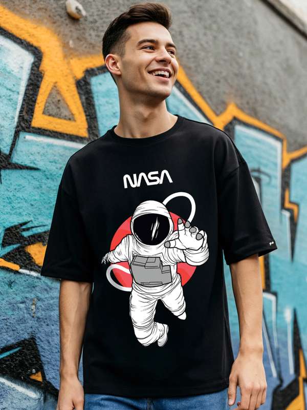 Nasa logo t shirt outlet