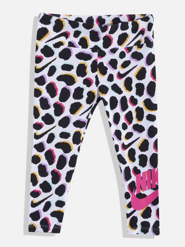 Nike leopard swoosh leggings store