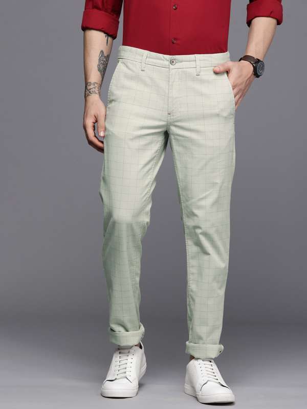 Off White Stretch Washed Chinos