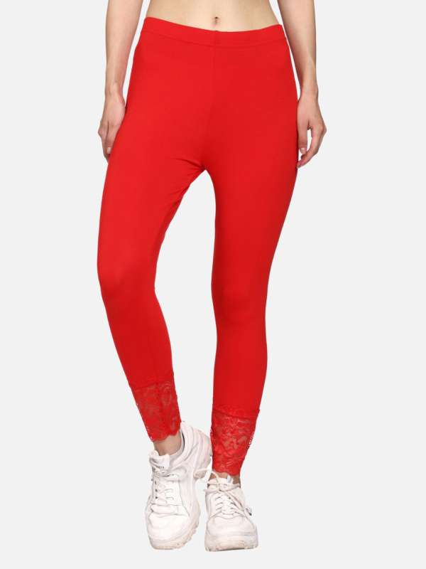 Buy Red Leggings for Women by Rangmanch by Pantaloons Online