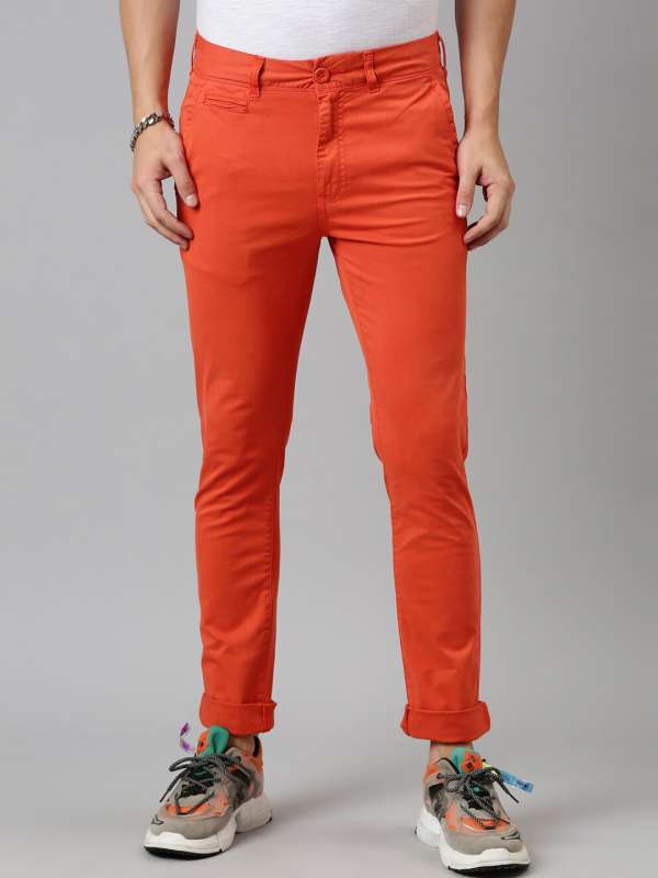 Wide Leg Trousers in the color orange for Men on sale  FASHIOLAin