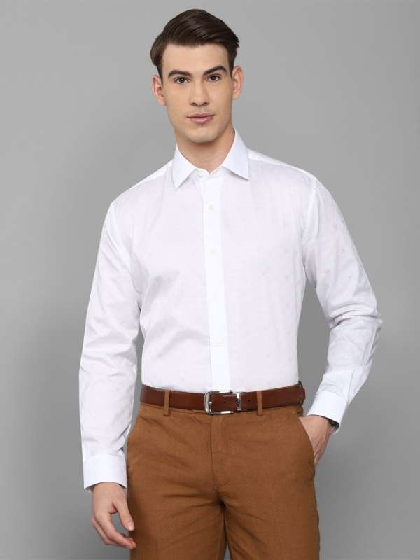 Buy Louis Philippe White Shirt Online - 794489