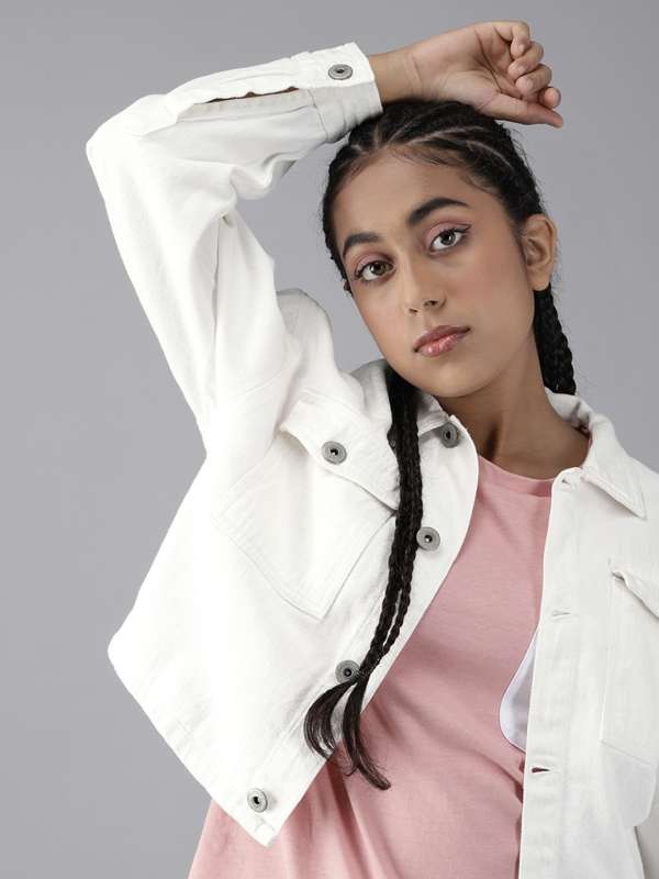 Jeans jacket for girls with price shop