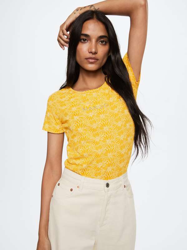Mango yellow t shirt