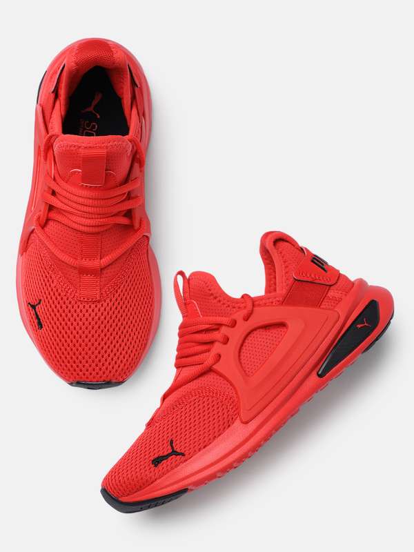puma soft foam red shoes
