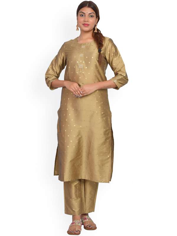 Golden kurtis online discount