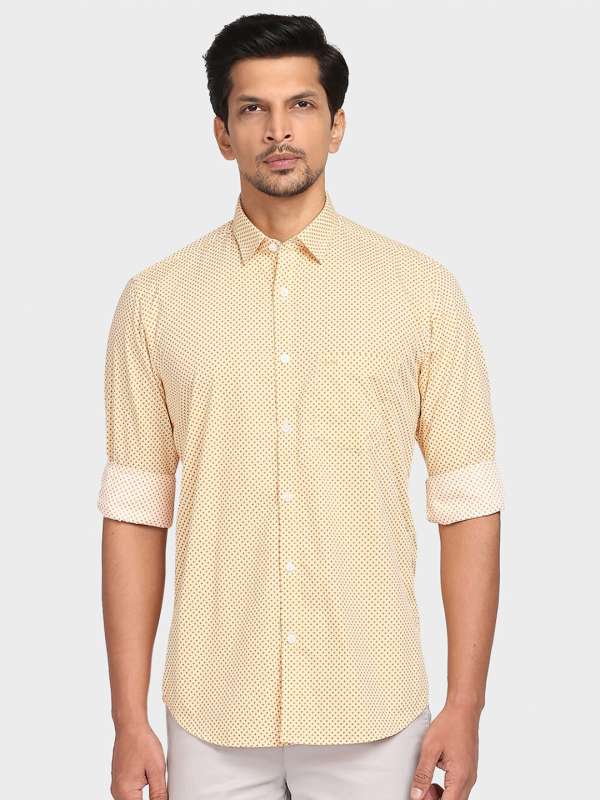 Buy Light Yellow Shirts for Men by RAYMOND Online