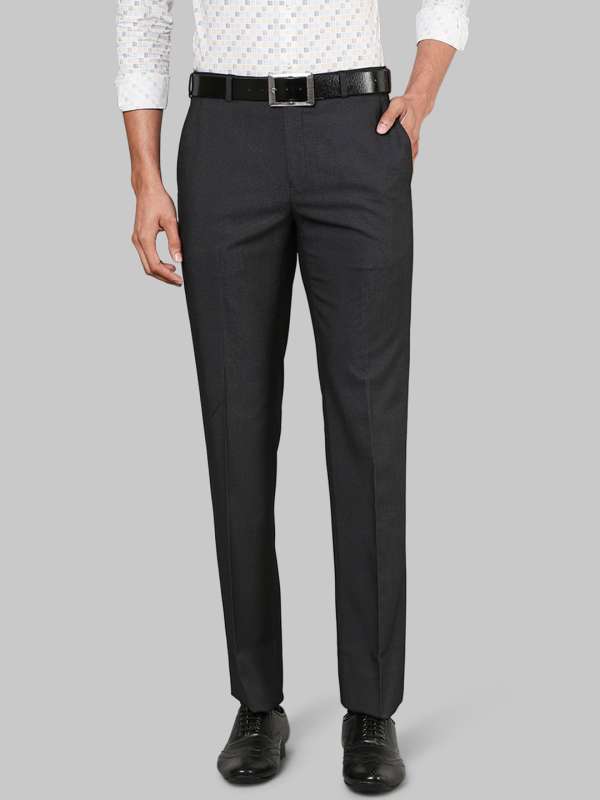Charcoal Grey Suit Trousers for Men  Fursac P3VOXAAC0822