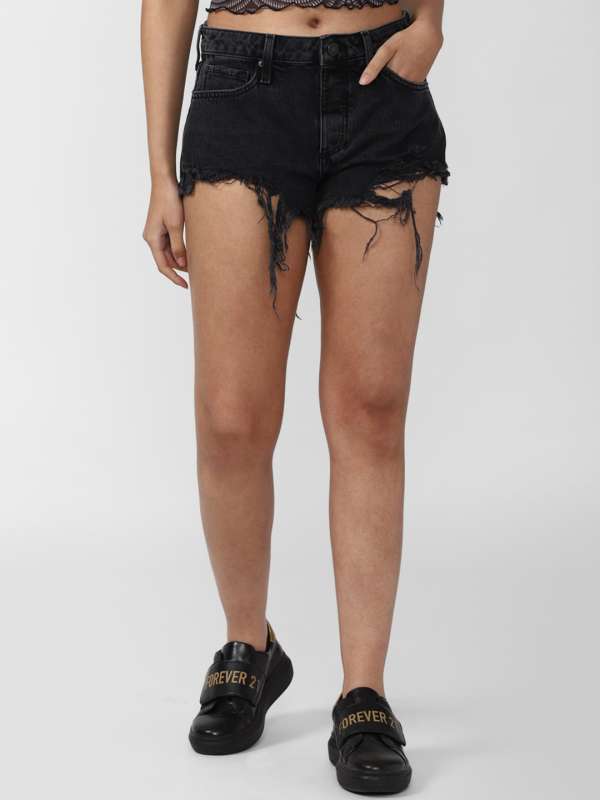 Forever 21 black clearance jean shorts