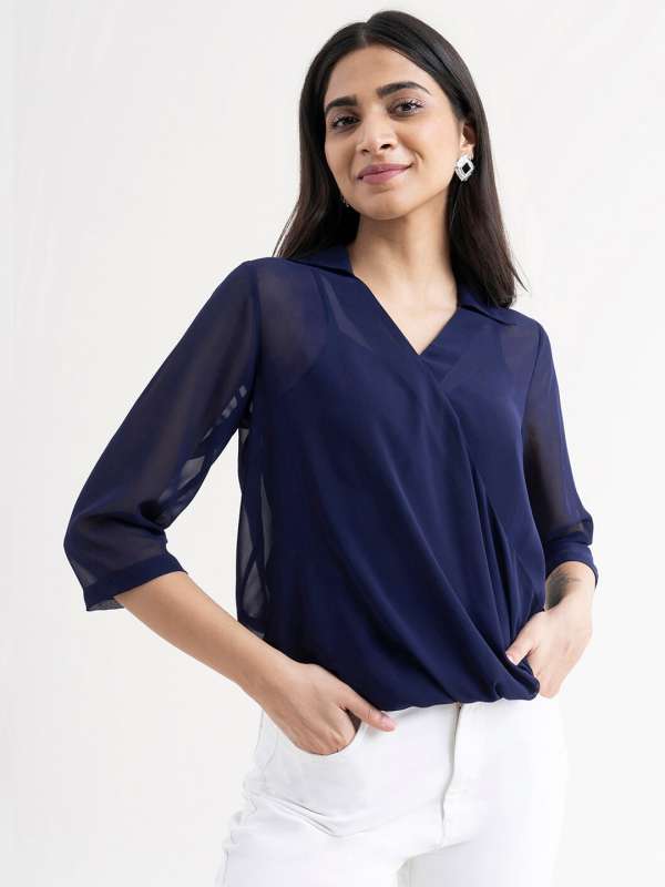 Semi formal tops for ladies discount