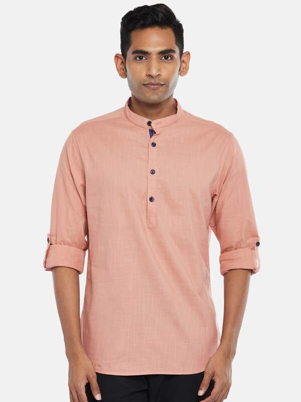 Men Mandarin Collar Shirt - Buy Men Mandarin Collar Shirt online in India