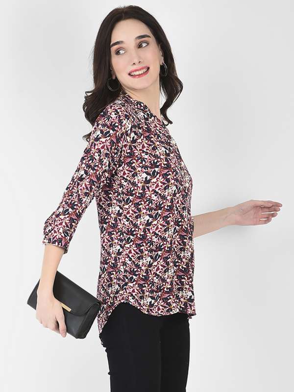 High low top myntra top
