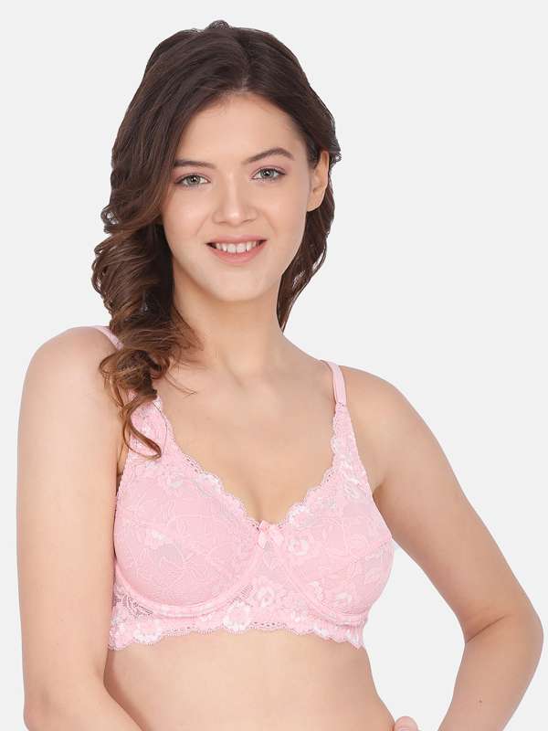 Buy online Pink Solid Push Up Bra from lingerie for Women by Quttos for  ₹419 at 40% off