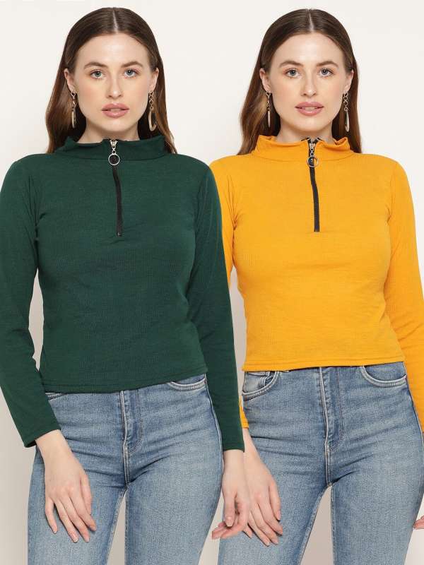 Yellow Green Top Buy Yellow Green Top online in India