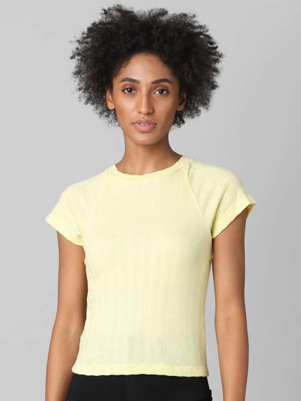 Only Yellow Tops - Buy Only Yellow Tops online in India