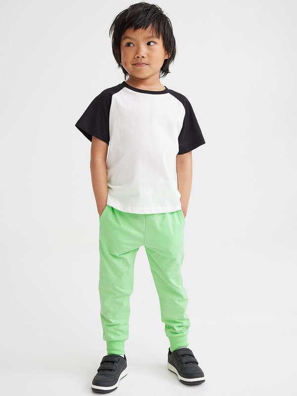 H&M slacks KIDS FASHION Trousers Print White 1-3M discount 88% 